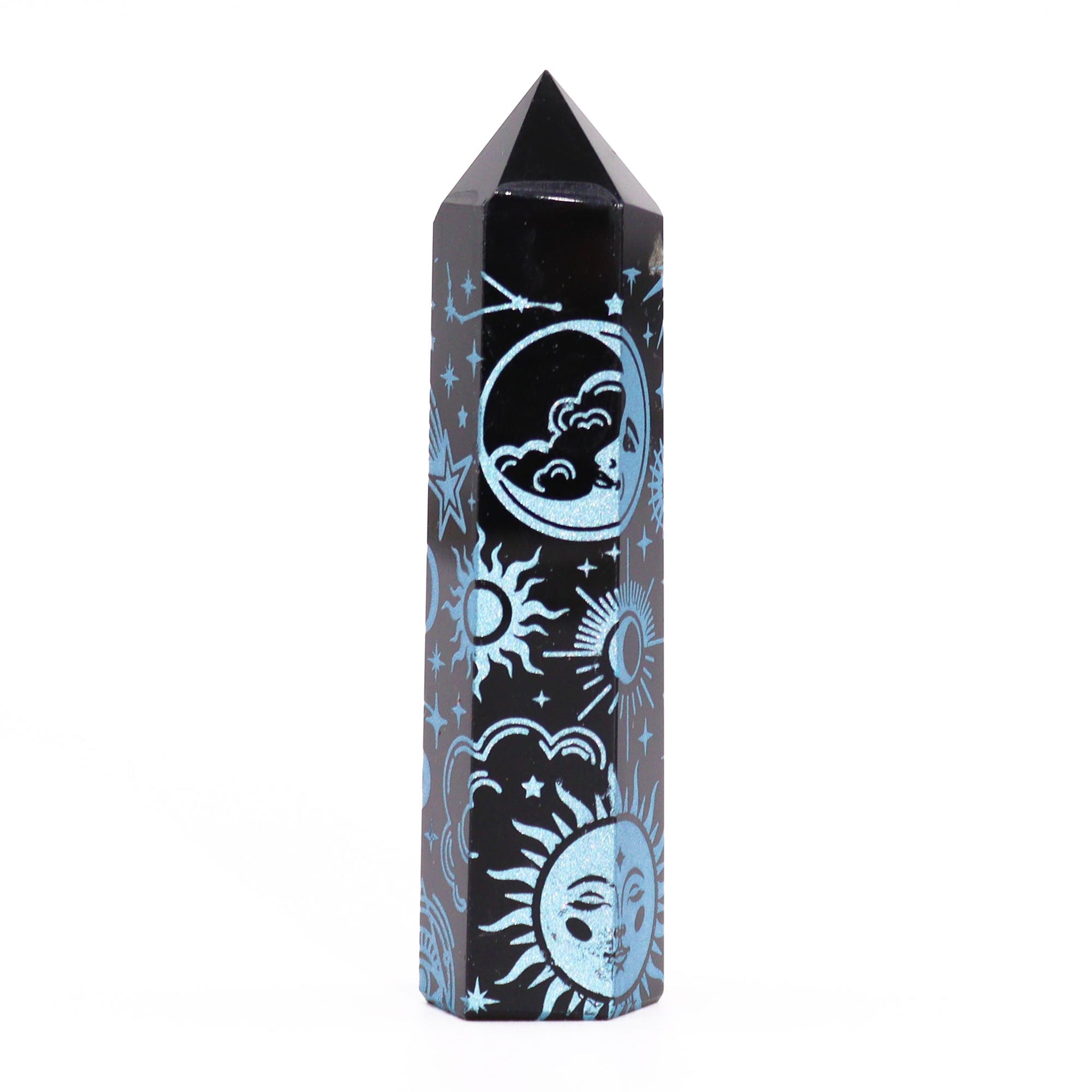 Black Obsidian Crystal Point