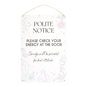 Polite Notice - Check Your Energy