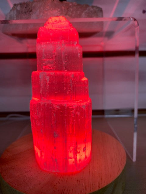 Selenite City on LED Light-Box