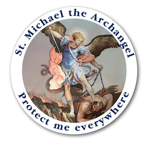 Archangel Michael Car Sticker