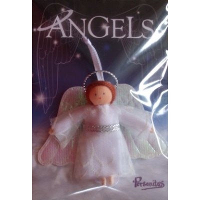 Pocket Friends Angel Doll with White Dress and White Wings