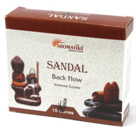 Backflow Incense Cones Sandalwood