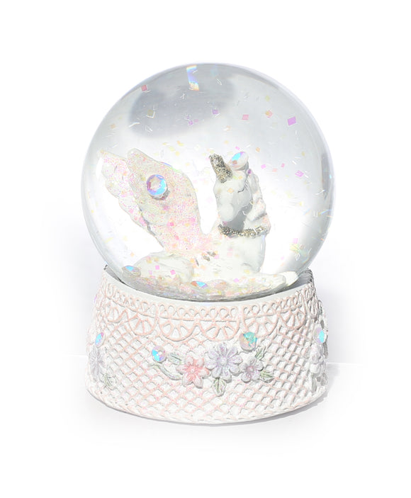 Unicorn Water Globe Large 