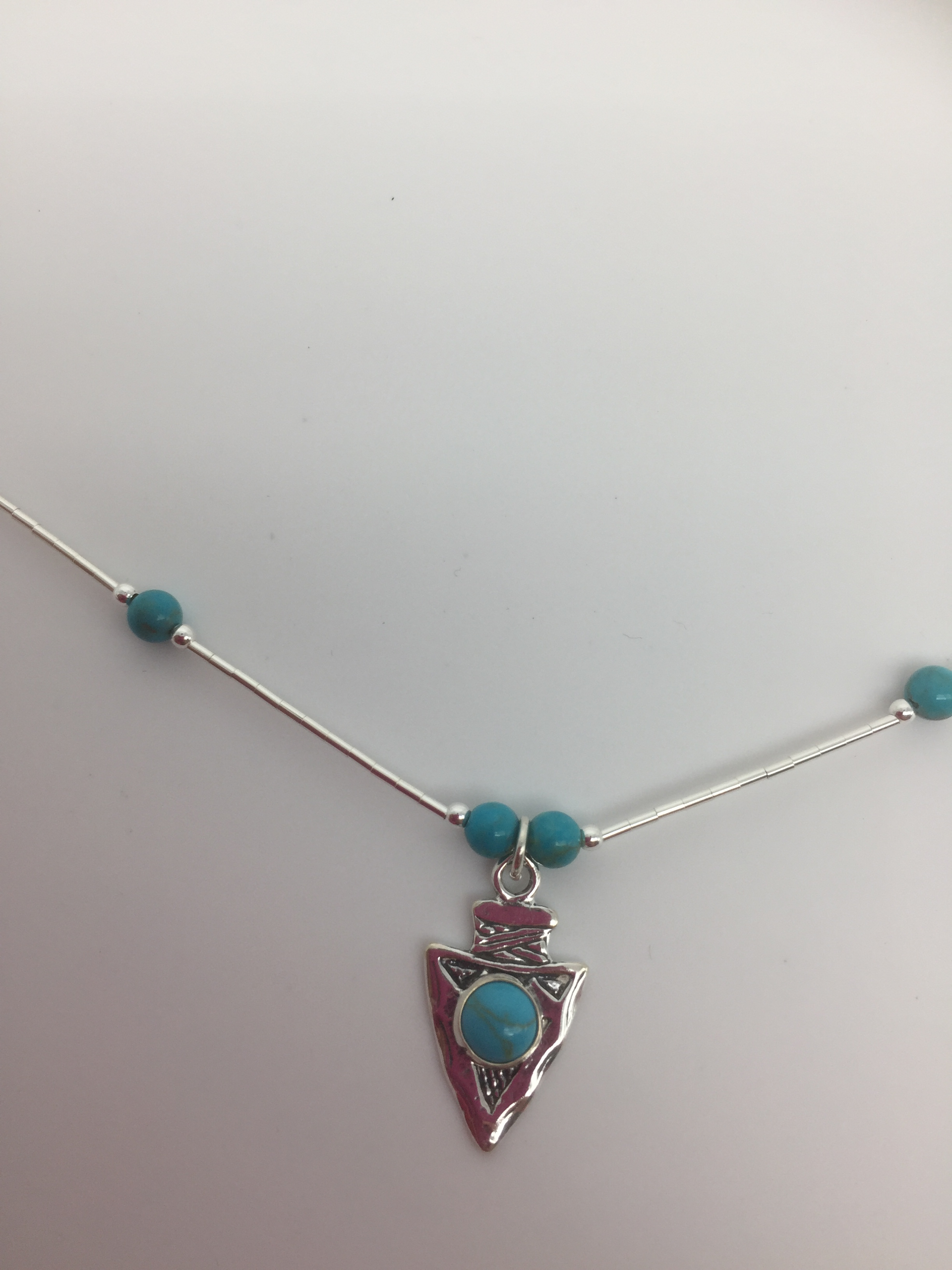 Turquoise Chain/Pendant/Necklace