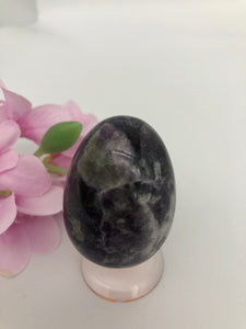 Chevron Amethyst Egg