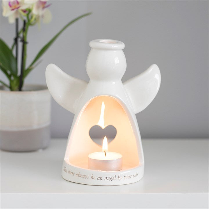 Angel Tea Light Holder - by your side