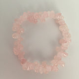 Rose Quartz Single Chip Bracelet