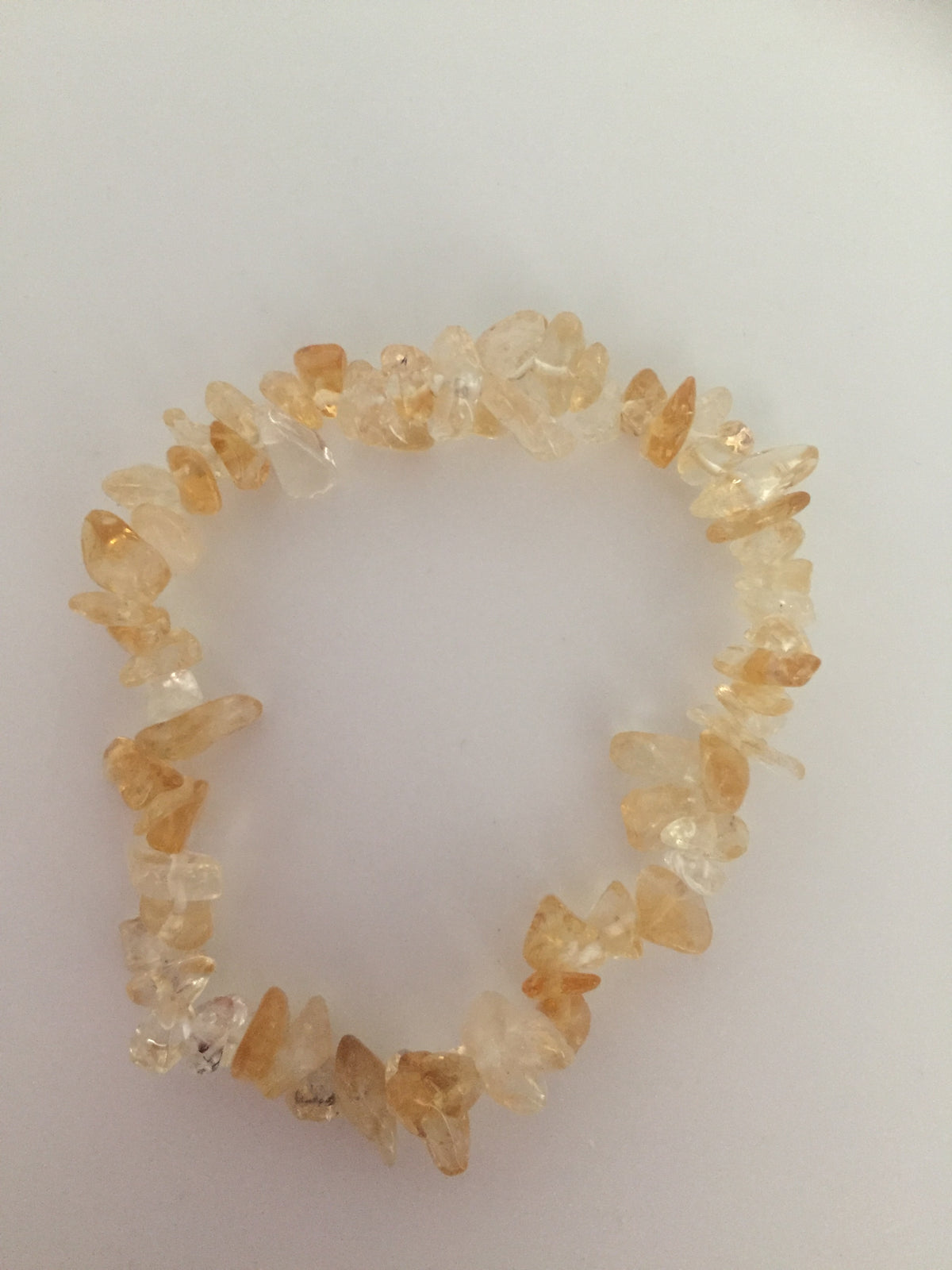 Citrine Quartz Chip Bracelet