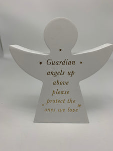 Guardian Angel up above please protect the ones we love
