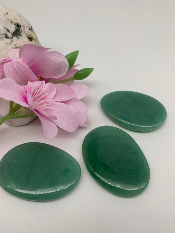 Aventurine Green Palm Stone