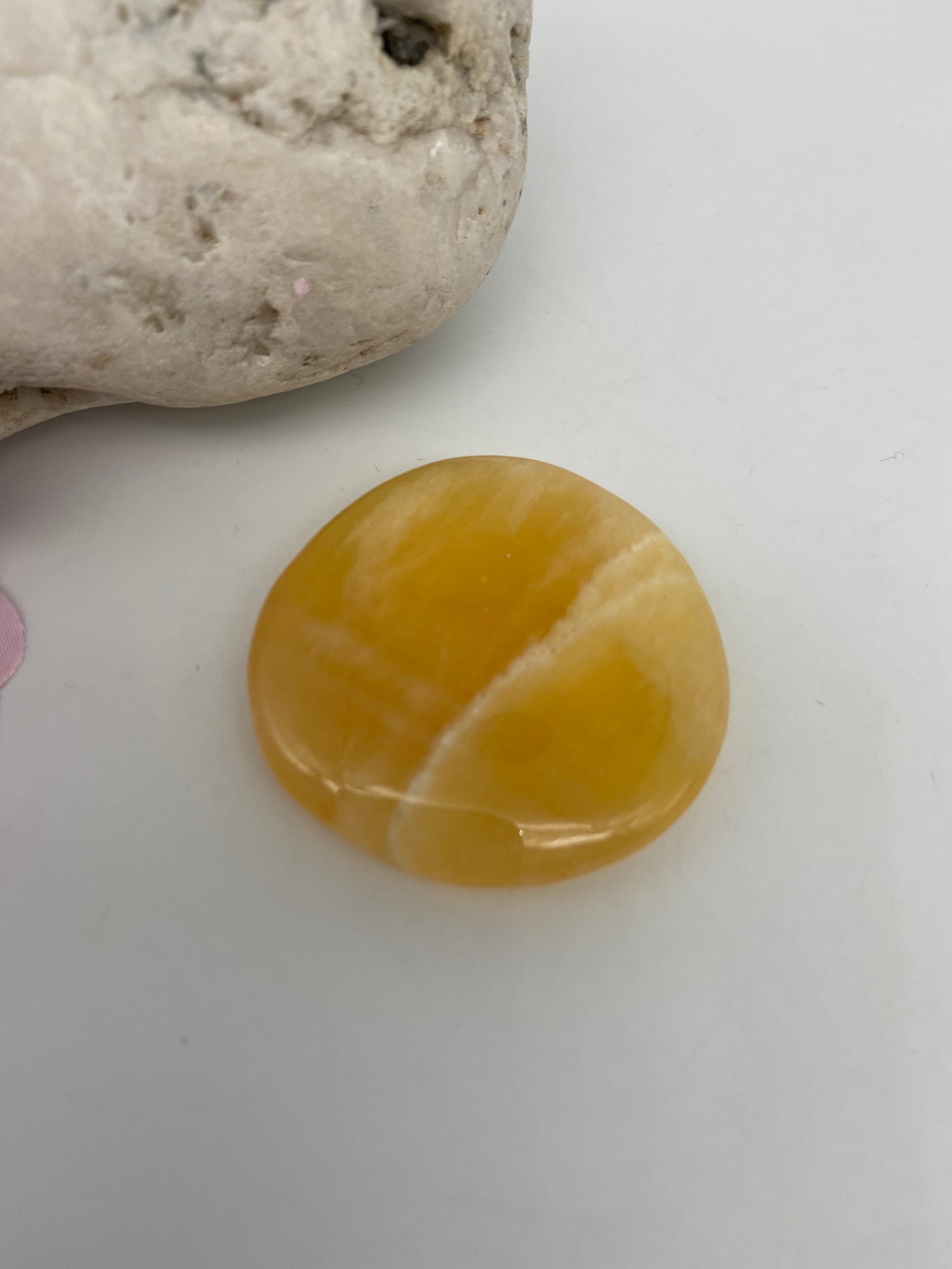 Orange Calcite Palmstone