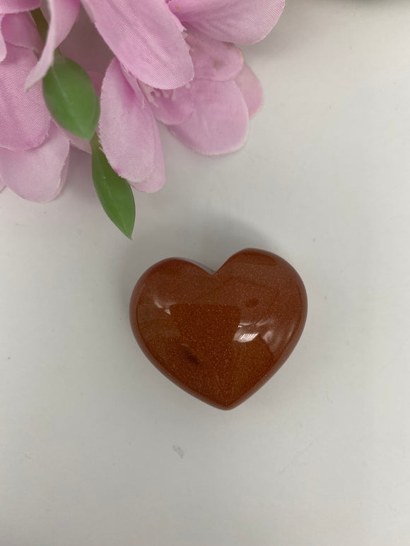 Goldstone Heart