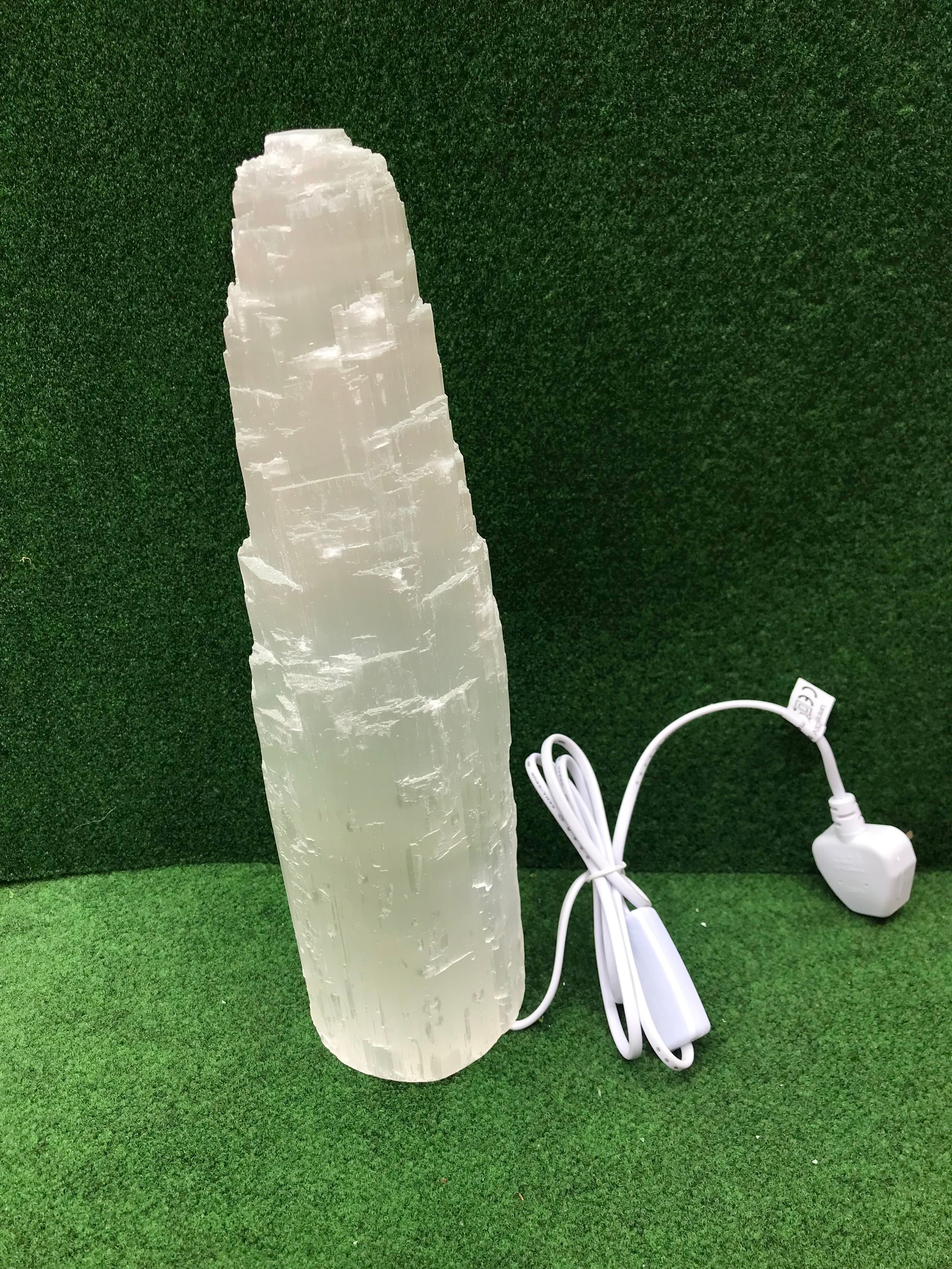 Selenite  Lamp Medium