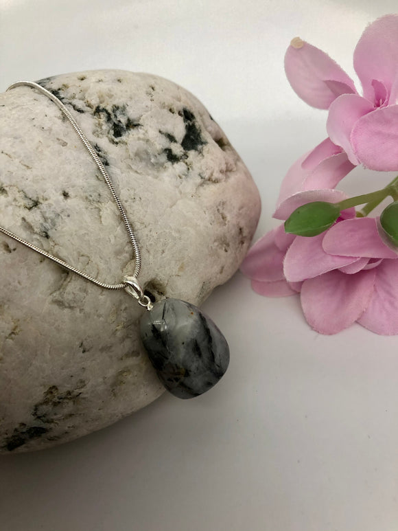 Tourmalinated Quartz Nugget