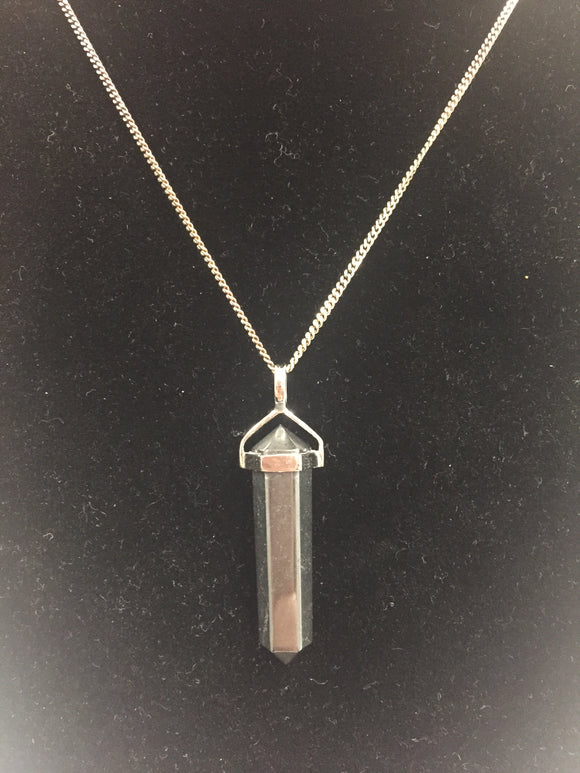 Haematite Drop Pendant