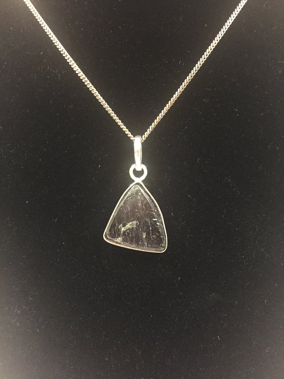 Cacoxenite Triangle Pendant