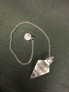 Dowsing Pendulum Clear Quartz