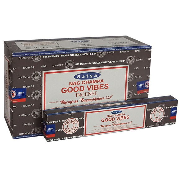 Satya Good Vibes Nag Champa Incense Sticks
