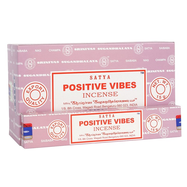 Satya Positive Vibes incense