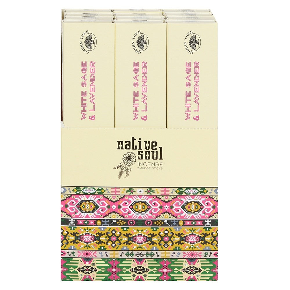 Native Soul White Sage and Lavender Incense Sticks