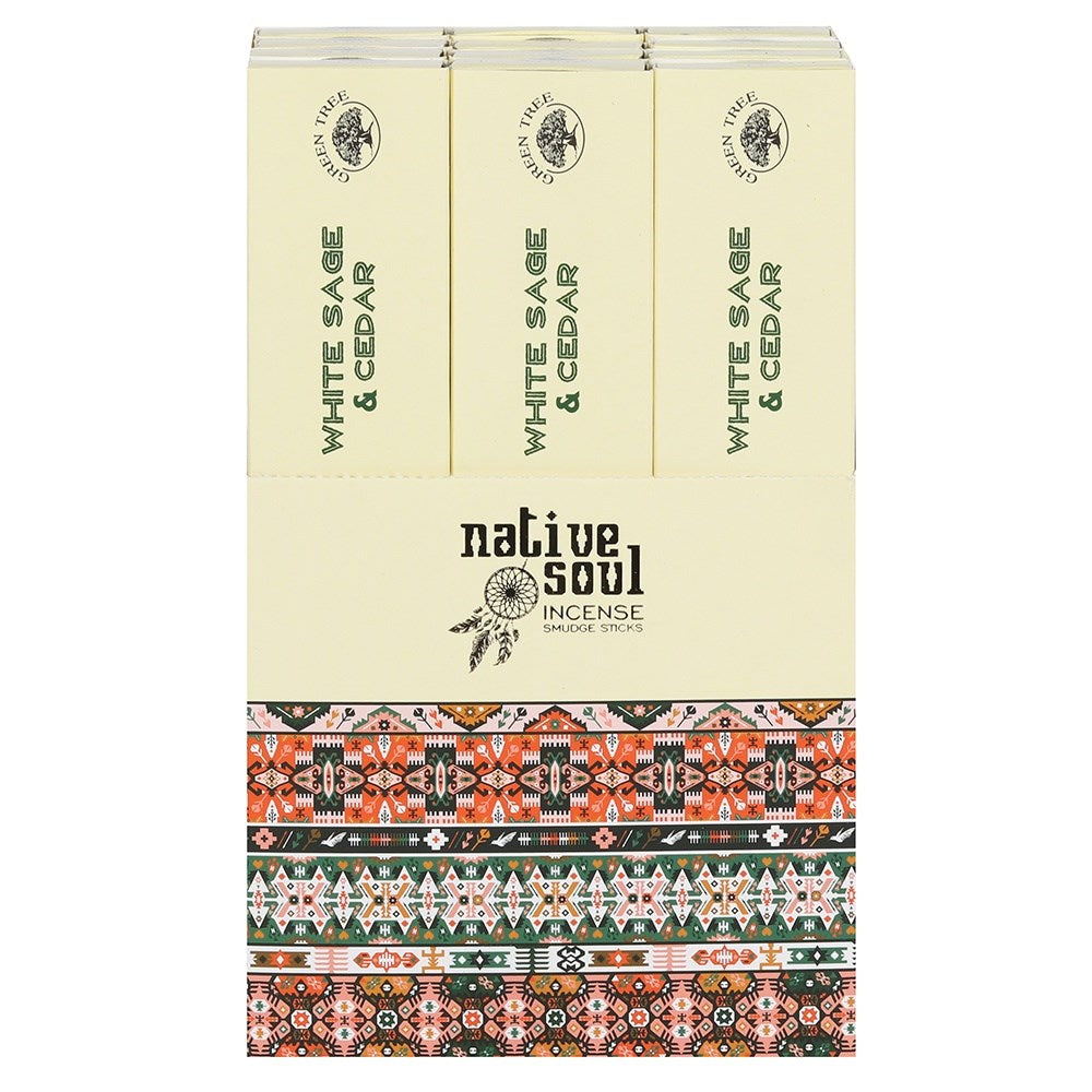 Native Soul White Sage and Cedar Incense Sticks