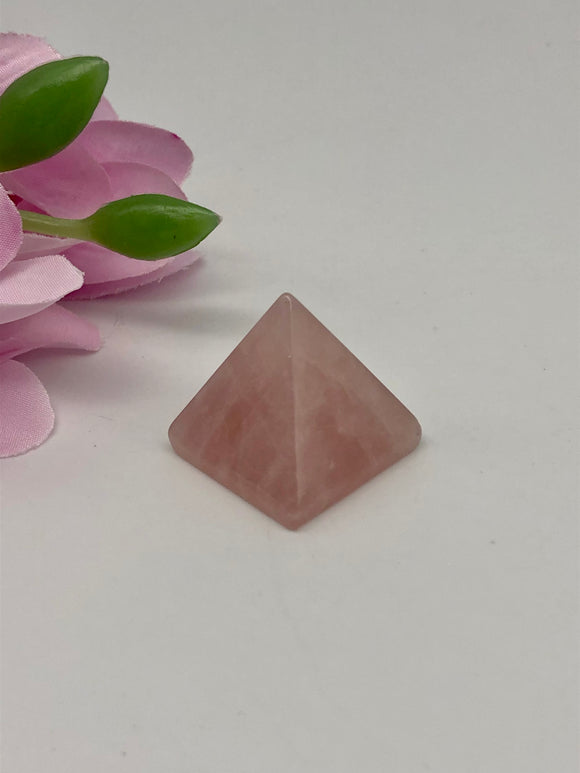 Rose Quartz Pyramid