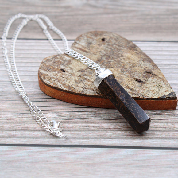 Amethyst Gemstone Classic Point Pendant