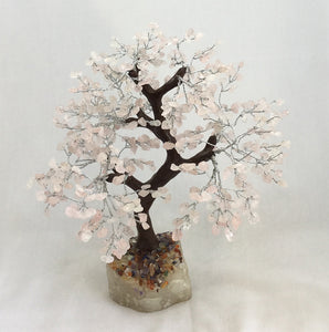 Rose Quartz Gemstone Tree