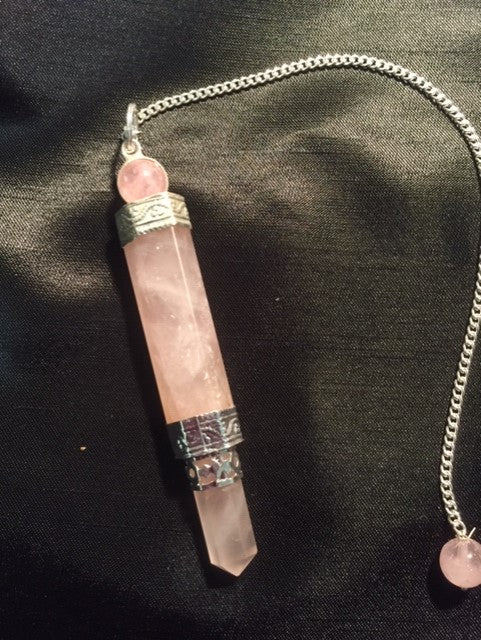 Rose Quartz Dowsing Pendulum